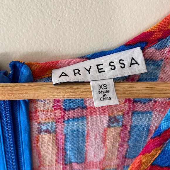 Anthropologie Aryessa Abstract Midi Dress - Picture 2 of 5